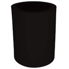 4-pack Blank Thick Foam Old School Can Cooler For Beer Soda Cans Black