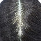 Mens Toupee Hairpiece Fine Mono Poly Human Hair Replacement System Wigs For Men