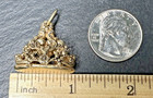 Antique Gold Filled Watch Fob With Floral   Scroll Details N609
