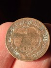 1826 P Italian States Sardinia 1 Centesimo Copper Coin Italy