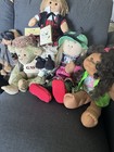 Lot Of Assorted Plush Toys And Mixed Dolls Very Rare 9 Pcs