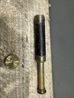 Vintage 13  French Made Brass Nautical Spyglass Telescope Maritime Leather Wrap
