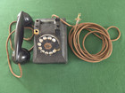 1950 Black Bell System Western Electric Desk Top Rotary Dial Phone parts repair 