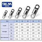 10pcs Heavy Swivels Stainless Steel High Strength Durable Fishing Barrel Swivels