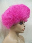 Pink Candy Clown Wig Super Frizzy Circus Cosplay Troll Sugar Plum Fairy Elf Xmas