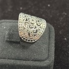 Sterling Silver Filigree Ring Size 8 4 2g
