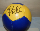 Pele Signed Autographed Mini Soccer Ball Brazil Great Pro Player Jsa Letter Coa