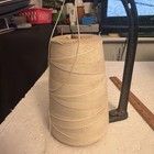 Antique 1899 Sensible Cast Iron Country Store Kitchen String Holder And String