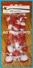 50 Assorted Fishing Bobbers Round Floats Red   White  Snap On Float Assortment 