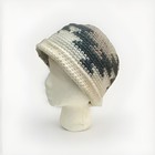 Vintage 2005 Happy Camp Karuk Style Hand Crochet Cotton Cap Native Pattern Hat