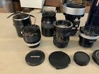 Lot Of Vintage Camera Projector Lenses Olympus Laser Panagor Mitsubishi 