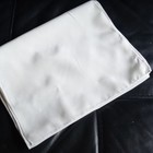 Silk Crepe De Chine White 8 X 52 Semi Sheer Oblong Scarf New