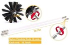 Duct Brush Cleaning Kit Dryer Vent Cleaning Brush Lint Remover Drill Tool 8 Rods