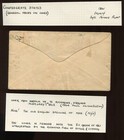 Confederate States 1 Used Stamp On Cover With Nice Cancel  cv 912 