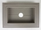 Recessed Split Mount Vinyl Mounting Block Almond Z15884  7gy