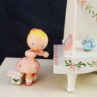 Vintage 1960s Wooden Nursery Plastics Lamp Grand Piano 9 x6 x10   read 