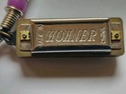 Real Playable Hohner Mini Harmonica Necklace 