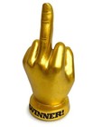 The Golden F-u Middle Finger Desk Trophy Award - Customizable  Party Gag Gift