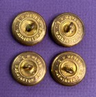 Rare Antique Us Army Military Brass Buttons Backmarked S n  Meyer Washington Dc