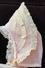 Lot Of Hand Made French Doll Baby Bonnets  Xx361