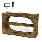 54   Console Table Wood Sofa Table Behind Couch  Farmhouse Narrow Entrance Table