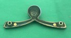 K8217 Brass Antique Hardware Atomic Mid Century Modern Drawer Pull 3    Centers