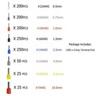 1200pcs Wire Cable Electrical Terminals Ferrule Crimper Crimping Tool Set Kit