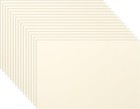 60 Sheets Cream Cardstock 4 X 6 Ivory Paper  300gsm 110lb Heavyweight Flat Of   