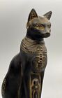 Ancient Egyptian Antiques Bastet Statue Cat Egypt Goddess Black Stone Bc