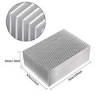 Aluminum Heat Sink Heatsink Module Cooler Fin For High Power Led Amplifier Tr   