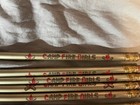  12  Vintage Camp Fire Girls Gold Paint Pencils Unused
