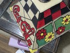 Vintage Coca-cola Faux Stained Glass Hanging Lamp