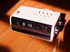 Sony Flip Clock Vintage Radio Alarm Danish Restored