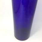 Vintage Large 15  Tall  Cobalt Blue Decorative Contemporary Look Glass Bottle