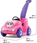 Kids Push Ride-on Car Buggy  Stroller Substitute With Seat Belt   Horn