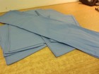 Lot Of 8 Blue Table Runners 7 w X 8  Long  free Shipping 