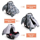 Rquite Car Seat Cover Baby  Carseat Covers Baby Boy  Minky Infant Car Seat Co   
