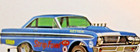 New  parts   Ford Falcon Funny Car Body   Interior  chassis No Tires engine 1 25