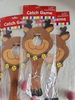 Christmas Reindeer Nose Catch Paddle Ball Game Lot Of 5 Nos Child s Kids Toys 