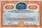 Wholesale Lot Of 10 United States Lines Company Stock Certificates Shipping 