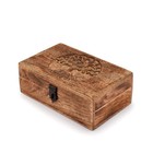 Handmade Mango Wood Tree Of Life Keepsake Box - Unique Jewelry Organizer Gift