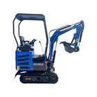 1 Ton  Fuel Injection Engine Mini Excavator W  Side Swing Boom And Pilot Control