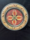 Norwegian Folk Art Wood Plate