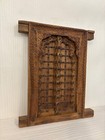 Hand-carved Shekhawati Window Frame  Antique Indian Wall Decor Windows