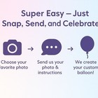 Personalized 17 Inch Round Foil Balloon     Custom Name Or Photo Party Decor