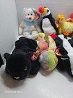 Ty Beanie Babies Bulk Lot Of 11   Strut  Chocolate  Crunch  And More