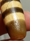 Tibetan Agate Pre 1800s Rare 3 Line Dzi Bead
