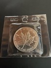 1988 5 Dollar Canada  Maple Leaf Fine Silver 1 Oz Sealed In Mint Package  9999