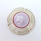 Vintage Mgm Grand Hotel Casino Lion Glass Ashtray Las Vegas Nevada Memorabilia