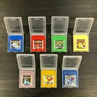 For Nintendo Gbc Usa Classic Pokemon Game Boy Series Gold Silver Blue Red Green